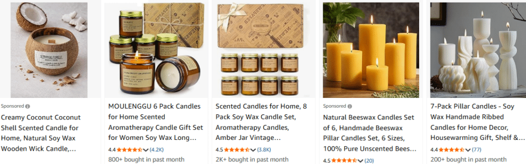 Make your own candles with simple supplies like wax, wicks, and essential oils. You can even reuse old candle jars for a sustainable touch!