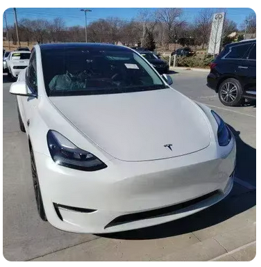 Coche eléctrico ORIGINAL de energía, coches usados en buenas condiciones, Tesla Model Y, a la venta.