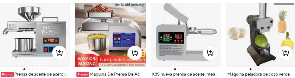 Prensa de aceite de acero inoxidable B31, uso doméstico y comercial, Material de calidad alimentaria 304, doble prensa fría y caliente, sésamo/maní/cocoPrensa de aceite de acero inoxidable B31, uso doméstico y comercial, Material de calidad alimentaria 304, doble prensa fría y caliente, sésamo/maní/cocoPrensa de aceite de acero inoxidable B31, uso doméstico y comercial, Material de calidad alimentaria 304, doble prensa fría y caliente, sésamo/maní/cocoPrensa de aceite de acero inoxidable B31, uso doméstico y comercial, Material de calidad alimentaria 304, doble prensa fría y caliente, sésamo/maní/cocoPrensa de aceite de acero inoxidable B31, uso doméstico y comercial, Material de calidad alimentaria 304, doble prensa fría y caliente, sésamo/maní/cocoPrensa de aceite de acero inoxidable B31, uso doméstico y comercial, Material de calidad alimentaria 304, doble prensa fría y caliente, sésamo/maní/coco
Prensa de aceite de acero inoxidable B31, uso doméstico y comercial, Material de calidad alimentaria 304, doble prensa fría y caliente,
Previsualizar
Artículos similares
Máquina De Prensa De Aceite Eléctrica, Prensa Fría/Caliente para Coco/Oliva/Peanut, Uso Doméstico Automático De Acero Inoxidable Ahorro De Energía A Bajo RuidoMáquina De Prensa De Aceite Eléctrica, Prensa Fría/Caliente para Coco/Oliva/Peanut, Uso Doméstico Automático De Acero Inoxidable Ahorro De Energía A Bajo RuidoMáquina De Prensa De Aceite Eléctrica, Prensa Fría/Caliente para Coco/Oliva/Peanut, Uso Doméstico Automático De Acero Inoxidable Ahorro De Energía A Bajo RuidoMáquina De Prensa De Aceite Eléctrica, Prensa Fría/Caliente para Coco/Oliva/Peanut, Uso Doméstico Automático De Acero Inoxidable Ahorro De Energía A Bajo RuidoMáquina De Prensa De Aceite Eléctrica, Prensa Fría/Caliente para Coco/Oliva/Peanut, Uso Doméstico Automático De Acero Inoxidable Ahorro De Energía A Bajo RuidoMáquina De Prensa De Aceite Eléctrica, Prensa Fría/Caliente para Coco/Oliva/Peanut, Uso Doméstico Automático De Acero Inoxidable Ahorro De Energía A Bajo Ruido
Máquina De Prensa De Aceite Eléctrica, Prensa Fría/Caliente para Coco/Oliva/Peanut, Uso Doméstico Automático De Acero Inoxidable Ahorro De Energía A Bajo Ruido
X8S nueva prensa de aceite inteligente mejorada con Control de temperatura prensa en frío de acero inoxidable prensa de aceite de carne de coco y maní de linoX8S nueva prensa de aceite inteligente mejorada con Control de temperatura prensa en frío de acero inoxidable prensa de aceite de carne de coco y maní de linoX8S nueva prensa de aceite inteligente mejorada con Control de temperatura prensa en frío de acero inoxidable prensa de aceite de carne de coco y maní de linoX8S nueva prensa de aceite inteligente mejorada con Control de temperatura prensa en frío de acero inoxidable prensa de aceite de carne de coco y maní de linoX8S nueva prensa de aceite inteligente mejorada con Control de temperatura prensa en frío de acero inoxidable prensa de aceite de carne de coco y maní de linoX8S nueva prensa de aceite inteligente mejorada con Control de temperatura prensa en frío de acero inoxidable prensa de aceite de carne de coco y maní de lino
X8S nueva prensa de aceite inteligente mejorada con Control de temperatura prensa en frío de acero inoxidable prensa de aceite de carne de coco y maní de lino
US $120.6
US $180
-33%
El mejor precio en ofertas similares
Máquina peladora de coco verde 2025/máquina peladora de coco verde máquina cortadora de diamante de coco frescoMáquina peladora de coco verde 2025/máquina peladora de coco verde máquina cortadora de diamante de coco frescoMáquina peladora de coco verde 2025/máquina peladora de coco verde máquina cortadora de diamante de coco frescoMáquina peladora de coco verde 2025/máquina peladora de coco verde máquina cortadora de diamante de coco frescoMáquina peladora de coco verde 2025/máquina peladora de coco verde máquina cortadora de diamante de coco frescoMáquina peladora de coco verde 2025/máquina peladora de coco verde máquina cortadora de diamante de coco fresco
Máquina peladora de coco verde 2025/máquina peladora de coco verde máquina cortadora de diamante de coco fresco