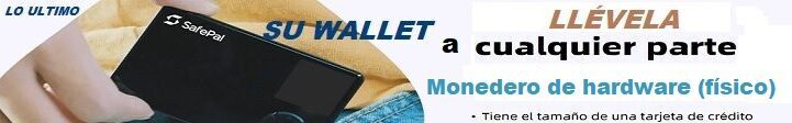 Billetera tarjeta wallet fisica con internet incorporado lo Ultimo !