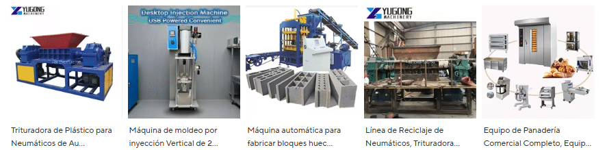 Trituradoras de Plástico reciclaje, equipos panadería, maquinas de hacer Bloques  inyeccion  